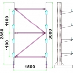 Stöd 1500Bx2500/3000H STRONG