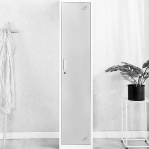 1-door locker 1820x400x500, RAL7035 Knock-Down