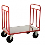 Platform trolley 1000x600x1000 mm, 500 kg, punane