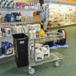 In-Store trolley with basket, 870x530x1010mm