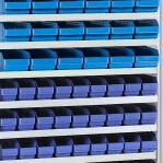 Locker 1950x1100x550, 30 bins 500x180x95, 45 bins 500x120x95, 4 bins 500x230X150