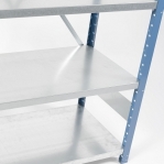 Extension bay 2100x1000x600 200kg/shelf,5 shelves, blue/Zn