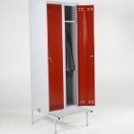 Red/Grey, locker 2door 1920x700x550