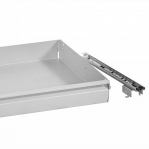 Vetolaatikko 640x330x70 mm työkalukaappiin 71220/71225/71210 Harmaa Ral 7035