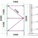 Stöd 1500Bx2500/3000H STRONG