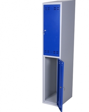 Clothing cabinet, blue/grey 2 doors, 1920x350x550