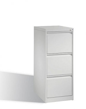 C2000 Acurado filing cabinet, 3 drawers, 1045x433x590mm, RAL7035