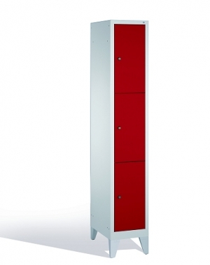 3-tier locker, 3 doors, 1850x320x500 mm