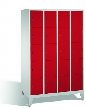 5-tier locker, 20 doors, 1850x1190x500 mm