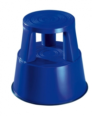 Plastic kickstool, blue, Wedo