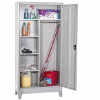 Steel Wardrobe 1900x900x500 RAL 7035 with feet 115 mm CLICK