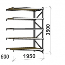 Extension bay 3500x1950x600 440kg/level,5 levels with chipboard MAXI