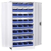 Box locker 1950x915x457, 7 shelves, 32 bins 350x206x150