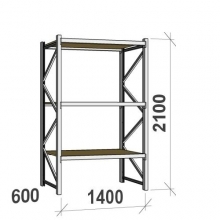 Starter bay 2100x1400x600 600kg/level,3 levels with chipboard