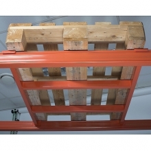 Pallet support frame 1050x850, 2+2 beams