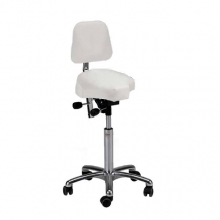 Global CL Gamma saddle stool with backrest