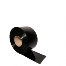 PVC curtain black 2x300mm/meter